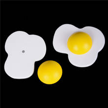 2pc New Developmental Fun Kitchen Food Pretend Role Play Wooden Magnetic Omelette Egg Yolk Children Toy 2024 - buy cheap
