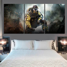 3 Piece Shooting Game Poster Rainbow 6 Siege Poster Wall Sticker Tom Clancy's Rainbow Six Siege Canvas Paintings Wall Art 2024 - buy cheap