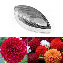 Wholesale 10 Sets(6 pcs/set) Dahlia Petal Set Stainless Steel Candy Biscuit Cookie Cutters Fondant Cake Decorating Tools 2024 - buy cheap