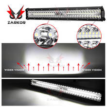 Zarkor 12Inch 240W led bar Three Rows 4x4 accessories off road 14000lm 6000K IP68 led 24v truck Flood/Spot light 2024 - buy cheap