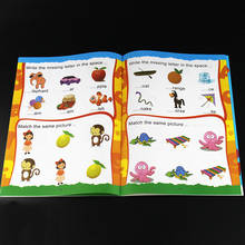 16 página 3-6year bebê pré-escolar inglês 26 alfabeto/número escrita caligrafia copybook para crianças criança exercícios prática livros 2024 - compre barato