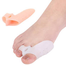 Protector de dedo grande para el cuidado de los pies, herramienta de Gel Corrector de juanete, enderezadora, Hallux Valgus, pedicura de dedos del pie, 1 par 2024 - compra barato