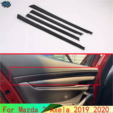 For Mazda 3 Axela Sedan BP 2019 2020 Carbon Fiber Style Car Inside Door Garnish Body Trim Accent Molding Cover Bezel 2024 - buy cheap