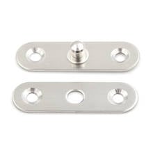 360 Degree Rotating Hinge Stainless Steel Door Pivot Up Down Shaft 75/95/100mm Furniture Hinges Hot Sale 2024 - buy cheap