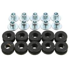 10Pcs Motorcycle Rubber Grommets Bolt Kit Pressure Relief Cushion Pad Replacement Accessories for Honda Yamaha Suzuki Fairings 2024 - buy cheap