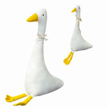 40/63cm Cute White Canvas Goose Toys Kawaii Soft Stuffed Animal Doll For Children Kids Birthday Gifts Sofa Home Decoration 2024 - buy cheap