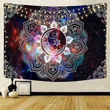 Indian Mandala Tapestry Wall Hanging Celestial Wall Tapestry Hippie Wall Carpets Beach Pad Throw Rug Travel Mattress 2024 - buy cheap