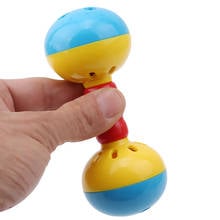 Пластиковая детская погремушка-колокольчик развивающая интеллект детские погремушки для рук мобильные развивающие игрушки погремушка для новорожденных 2024 - купить недорого