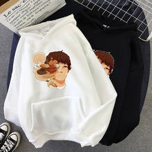 Nova mulher velo hoodies femme outono inverno harajuku streetwear moletom com capuz manga longa branco chegada 2024 - compre barato