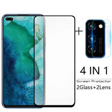 4-in-1 Camera  + Tempered Glass For Huawei honor View 30 Pro Screen Protector Glass On honor view 30  protective Glass 2024 - buy cheap