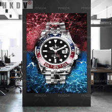 HKDV Abstract Canva Painting Poster Print Quartz Watches Luxury Rich Sofa Wall Art Picture Home Decor For Living Room Unframed 2024 - buy cheap