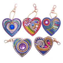 5pcs DIY Diamond Painting Keychain Full Drill Love Bag Hanging Ornaments Special Shaped Diamond Embroidery Cross Stitch 2024 - buy cheap