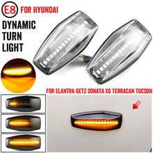 Luz lateral para para-choques, indicador dinâmico de led para hyundai i10 conexão sonata elantra getz xg tucson agean coupe matrix para kia 2003 2024 - compre barato