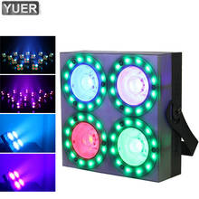 2Pcs/Lot Disco 150W 4 Eyes COB Blind Par Light Pixel Control Stage Bright Smooth Lighting Lamp DJ DMX Lights For Party Bars Show 2024 - buy cheap