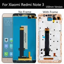 Para 150mm xiaomi redmi nota 3 display lcd tela de toque com moldura para hongmi note3 substituição acessórios 2024 - compre barato