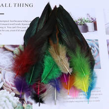 16 Color High Quality Rooster Tail Feathers 100pcs 5-8inches  Decorative Feathers Crafts DIY clothing Dress sewing supplies 2024 - buy cheap