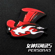 1pcs Anime Persona 5 Cartoon P5 Metal Badge Brooch Pin Cosplay Prop Backpack Decor Collectible for Boy Girl Gift 2024 - buy cheap
