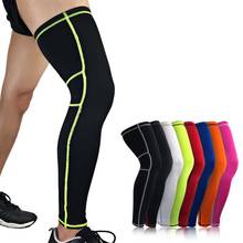 Calentadores de piernas Unisex, Protector de compresión elástico para rodilla, soporte para muslo, envoltura para correr, baloncesto, fútbol, levantamiento de peso 2024 - compra barato