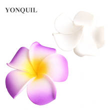9cm 7 colores espuma hawaiana flor Plumeria Frangipani flor/accesorios DIY/artesanía a mano flor 50 unids/lote 2024 - compra barato