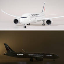 47CM 1/130 Scale Airplane Japan Airline Boeing B787 Dreamliner Plane Model With Light Wheels Plastic Resin Plane For Collection 2024 - buy cheap