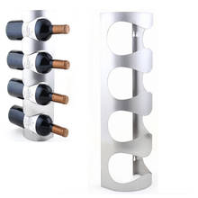 Stainless Steel Creative Wine Rack Holders Practical Wine Stand Storage Organizer Home Wall Grape Wine Bottle Display Stand Rack 2024 - buy cheap