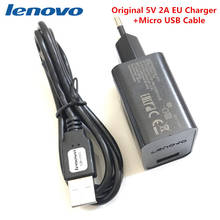 Original Lenovo 5V 2A EU Charger Usb Wall Socket Adapter 100cm micro USB cable for K5 play Vibe P2 P1 K5 Spelen S5 Pro S5830 2024 - buy cheap