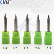 CHKJ 1.0mm-2.5mm End Milling Cutter Engraving Edge Cutter CNC Router Bits End Mill for Key Cutting Machine Parts Accessories Set 2024 - buy cheap