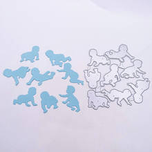 Baby Crawl Metal Cutting Dies Scrapbooking Stencil Paper Card Craft Decorative Engraving Die Cut Craft Die Cut New 2024 - buy cheap
