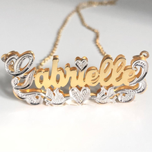 Custom Name Necklace Personality Stainless Steel Gold Choker Nameplate Pendant Necklace Jewelry Wedding Gift 2024 - buy cheap
