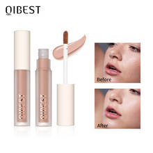 QIBEST-corrector líquido de 5 colores, cobertura completa de ojos, ojeras, maquillaje facial, bronceador suave de larga duración, ilumina la cara, cosméticos 2024 - compra barato