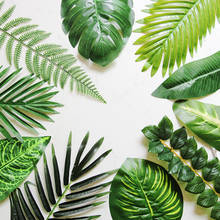 1pc artificial monstera plantas de plástico tropical palmeira folhas casa jardim decoração acessórios fotografia decorativa deixar 2024 - compre barato