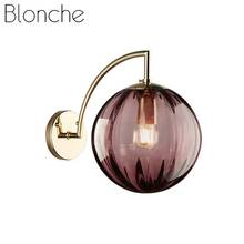 Modern Glass Ball Wall Lights Simple Led Wall Lamp Sconce for Bedroom Living Room Corridor Loft Home Decor Round Light Fixtures 2024 - buy cheap
