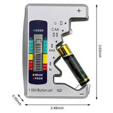 Universal Battery Tester,Multi Purpose Cell Checker Tester For Small Batteries AA, AAA, C, D, 9V And 1.55V Button Cell Batteries 2024 - buy cheap