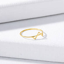 2019 минималистичное Золотое кольцо, новое беспроводное соединение, Золотое Гламурное женское кольцо, розовое золото, соединительное кольцо, Рождественский подарок на день рождения 2024 - купить недорого