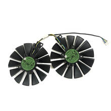 2pcs GPU RX470 GTX1080TI VGA cooler fans ROG-POSEIDON-GTX1080TI graphics card fan for ASUS ROG STRIX RX 470 Video cards cooling 2024 - buy cheap