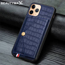 Vintage PU Leather Case With Card Pocket for iphone 11 Pro Max 6 6s 7 8 Plus Magnetic Holder Leather Case for iphone X XR XS MAX 2024 - buy cheap