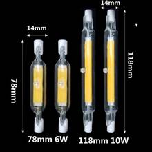 78mm/118mm R7S LED COB Bulb Lighting Halogen Double Ended Base 360-Degree Beam Angle For Work, Security, Landscape Lights 2024 - buy cheap