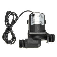 DC 12V Electric / Solar Brushless Motor Water Pump Aquarium Fountain 1000L/H Black 2024 - buy cheap