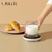 Urallife-Mini posavasos de calefacción portátil ROSOU, calentador de taza termostático automático, impermeable, antifugas, para calentar café y leche 2024 - compra barato