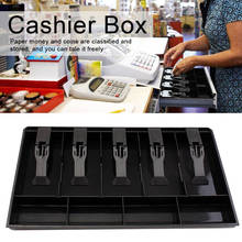 Cashier Storage Box 5 Grids 4 Coins Shop Store Cash Drawer Cash Drawer Register Stylish ABS Insert Tray Replacement Coin 2024 - buy cheap