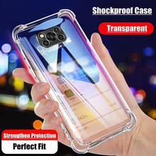 For Xiaomi Poco X3 Pro Case Luxury Transparent Shockproof Case For Xiaomi Poco X3 Pro Pocox3 Clear Airbag Cover 2024 - buy cheap