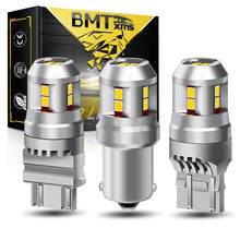 BMTxms-Lámpara LED de marcha atrás para coche, luz diurna Canbus, DRL, P21W, BA15S, para Mercedes Benz w124, w163, W202, 203, 204, W212, Vito, w639, 2 piezas 2024 - compra barato