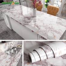 Fashion Home Decor Marble Wall Stickers Self Adhesive Waterproof Countertop Furniture Contact Paper DIY PVC Wallpaper 30cm Width 2024 - buy cheap