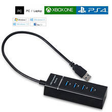 Puerto USB 3,0 para Xbox One/S PlayStation 4/Slim/Pro, divisor de 4 puertos, adaptador de cargador de expansión Universal, concentrador USB de alta velocidad 2024 - compra barato