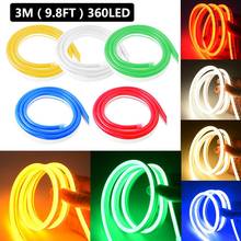 3m 360LED Lamp DC12V 12W/M Flexible LED Strip IP65 Waterproof Neon Lights SMD2835 Silicone Tube Light strip for Advertising sign 2024 - buy cheap