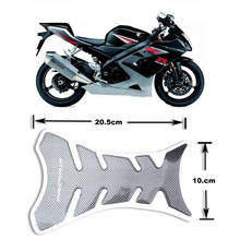 Motorcycle Oil Tank Stickers Car-styling 3D Carbon Fiber Motorcycle Tank Pad Tankpad Protector Sticker Fish Bone Style Universal 2024 - buy cheap
