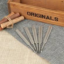 5PCS Leather Craft Edge Stitching Skiving Groover Keen Edge Working Hand Leathercraft Craft Steel Tool 2024 - buy cheap