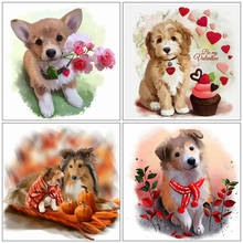 Evershine Diamond Embroidery New Arrival Dog 5D DIY Diamond Painting Animal Rhinestone Art Christmas Decorations 2024 - buy cheap