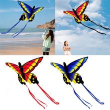 Lançamento kite colorido para crianças e adultos, incrível kite borboleta colorida para atividades ao ar livre, jogos e atividades de linha única com ferramentas de voo 2024 - compre barato