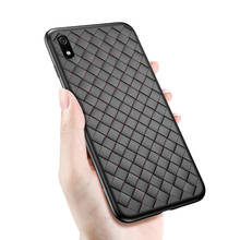 Triseoly capa para xiaomi redmi 7, capa de telefone de silicone macio, leve e respirável, tecido tpu para xiaomi redmi 7a, capa redmi7 2024 - compre barato